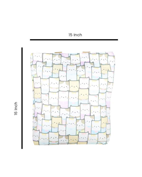 Meow Print Tote Bag