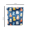 Blue Cat Print Tote Bag