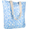 Blooming Blue Printed Caress Tote Bag