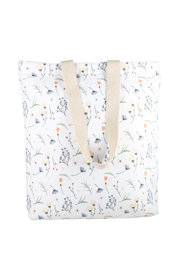 Blossom White Tote Bag