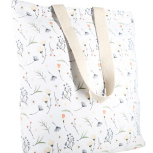 Blossom white tote