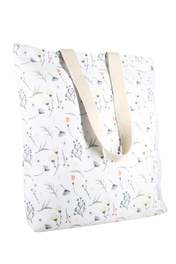 Blossom White Tote Blossom white tote