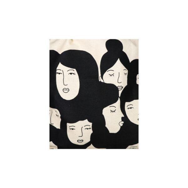 Faces Drawstring Bag