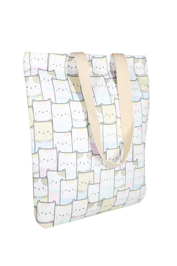 Meow Print Tote Bag