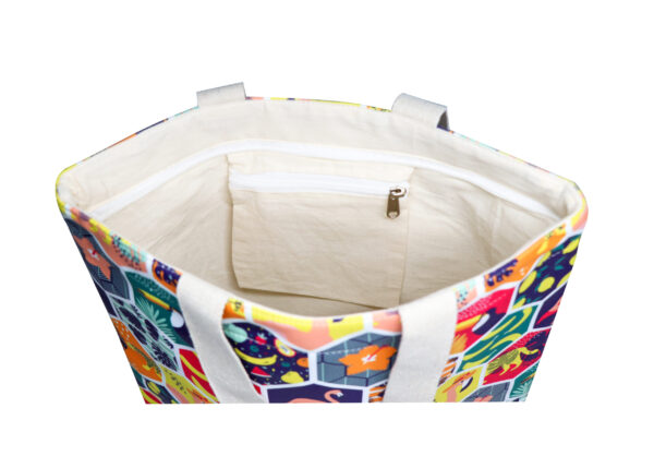 Tropical Print Tote 3 Tropical Tote Bag