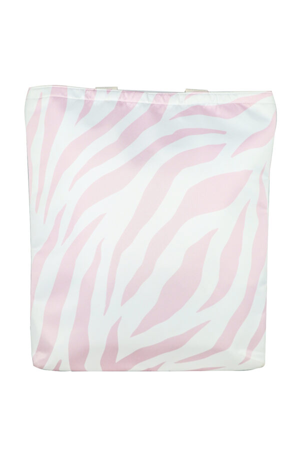 z stripe print caress tote bag